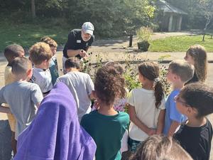 Students at Burnet Woods