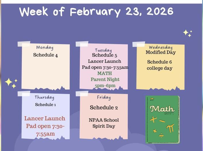 Agenda for this week