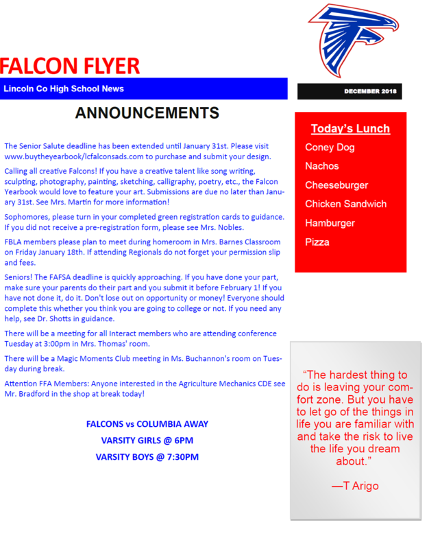 Announcements