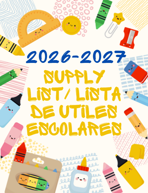 2026-2027 JG - School Supply List