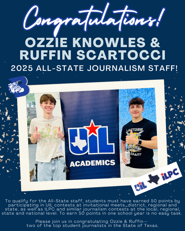 2025 all state journalism winners