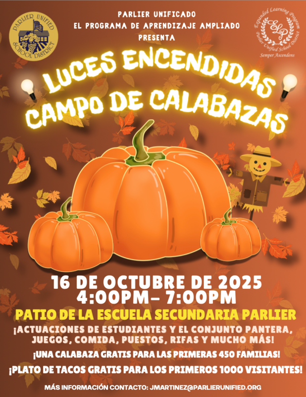 Lights On Event (Spanish Flyer)