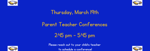 parent teacher conferences graphic