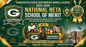 2025-2026 National Beta School of Merit status