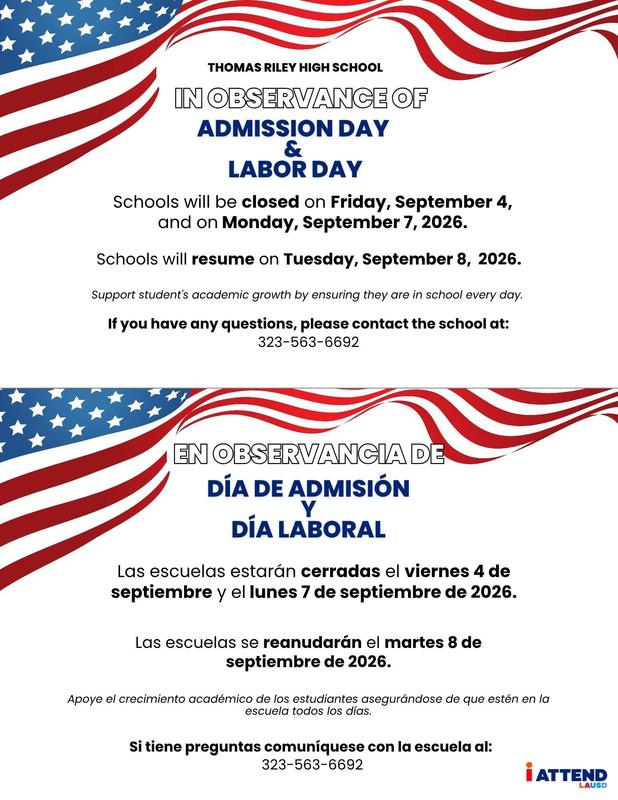 No School Friday September 4th and Monday September 7th Featured Photo