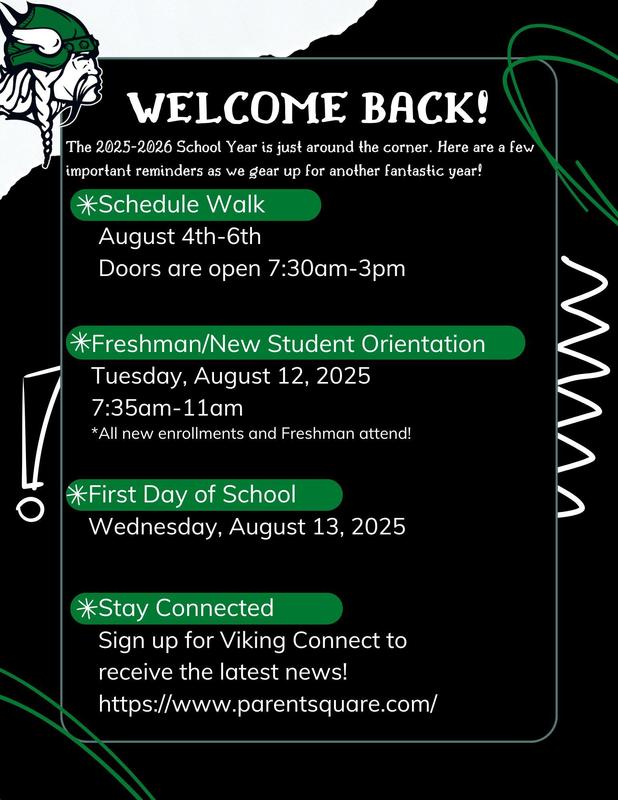Important Dates