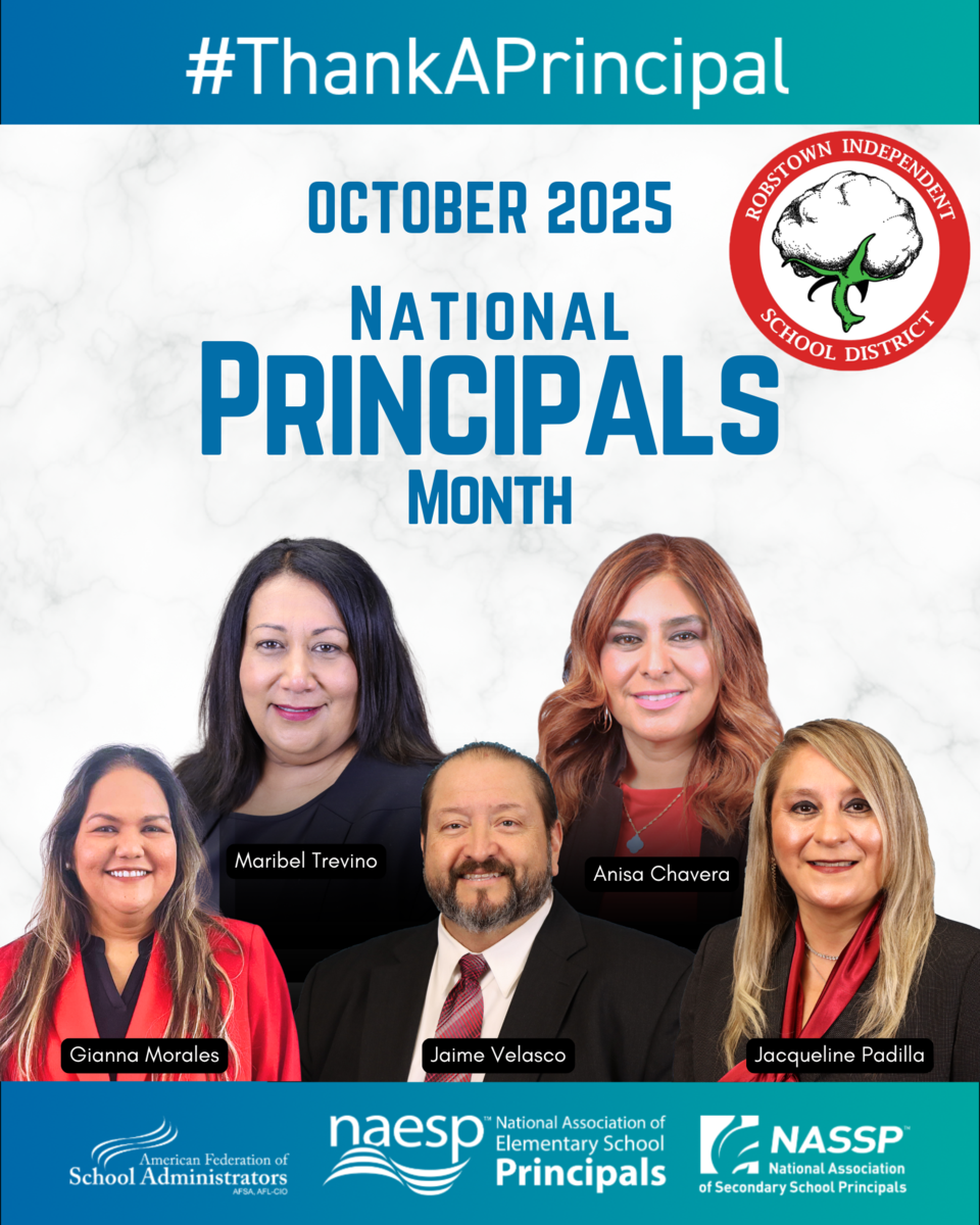 Group photo of five diverse educational professionals celebrating National Principals Month.