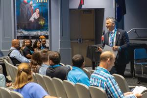 Dr. Maluchnik speaks