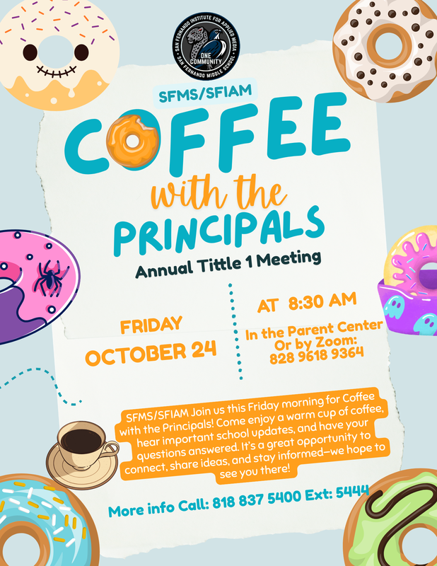 Coffee with the principals/Annual tittle 1 Meeting