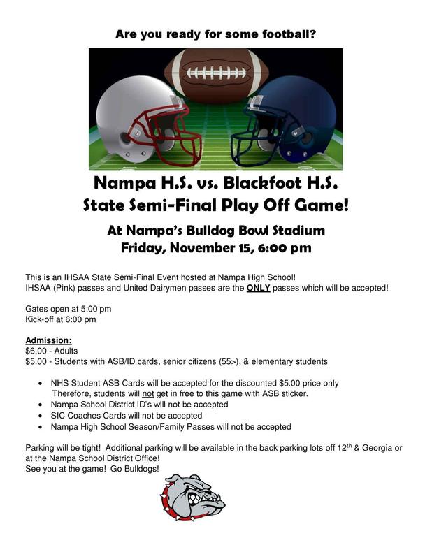 State Playoff Football Game