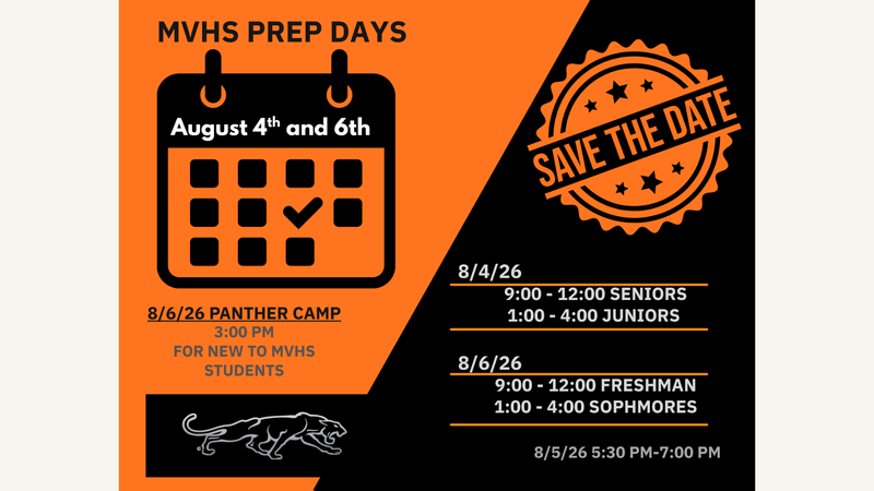 MVHS Prep Days