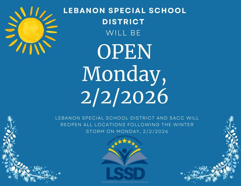 LSSD will be OPEN on Monday, 2/2/2026.