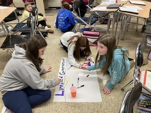 Seventh graders tackle the U.S. Constitution
