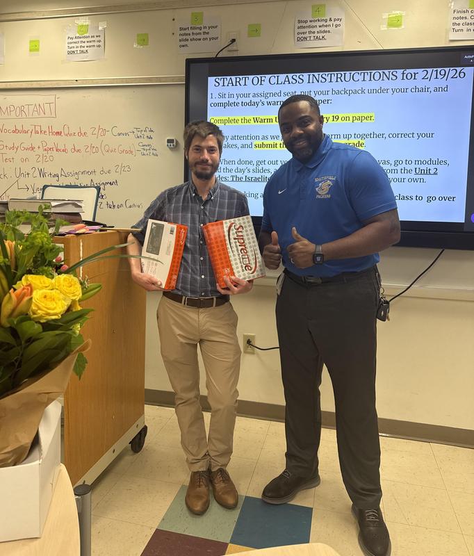 Mr. Lee, Rookie Teacher of the Year