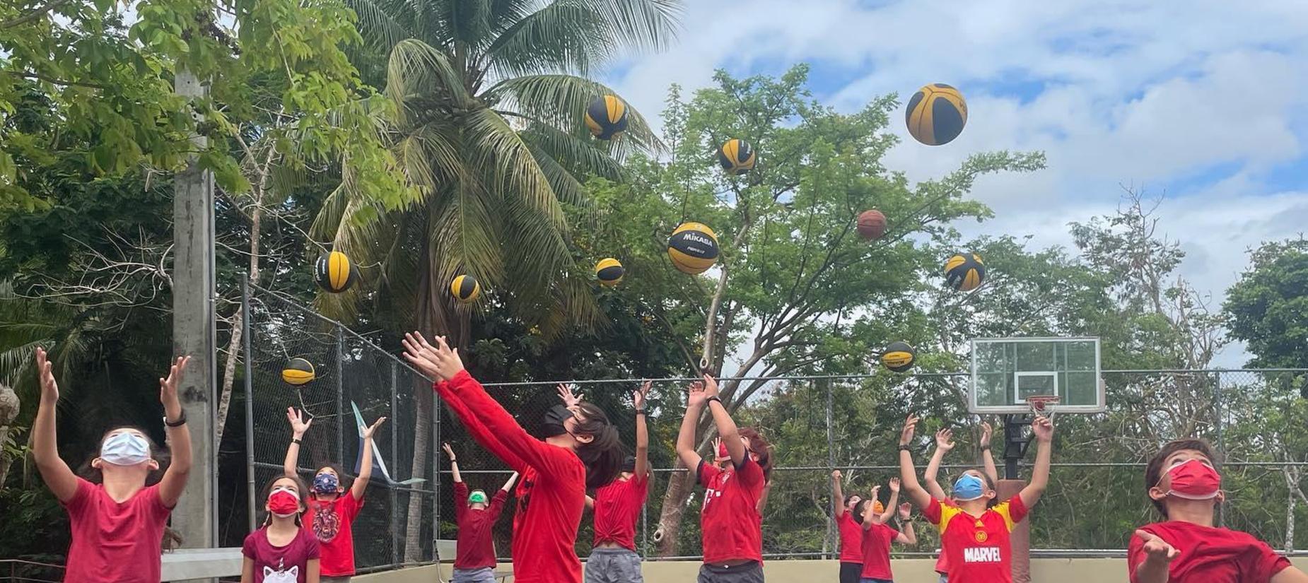 fun on the outdoor courts