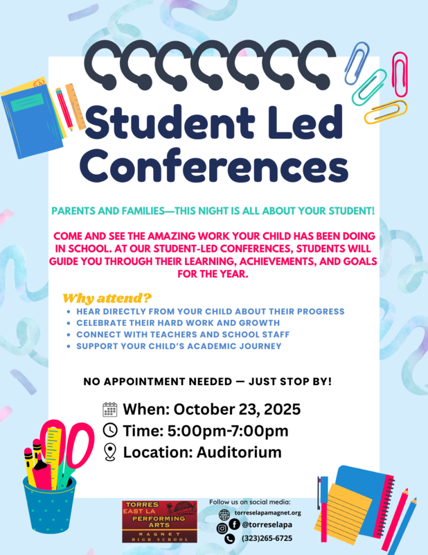 student led conferences 10.23.25
