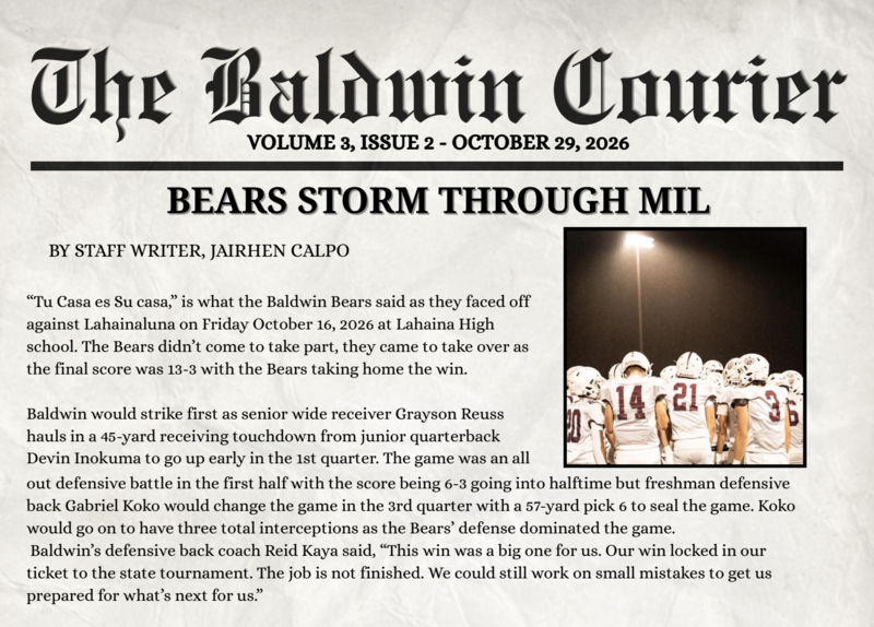 Baldwin Courier October Edition
