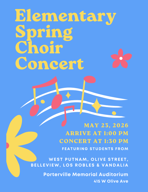 Elementary Spring Choir Concert