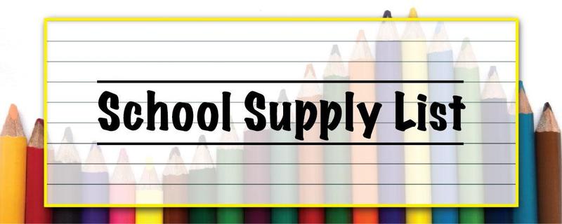 2022-2023 Frost JH/HS School Supply List