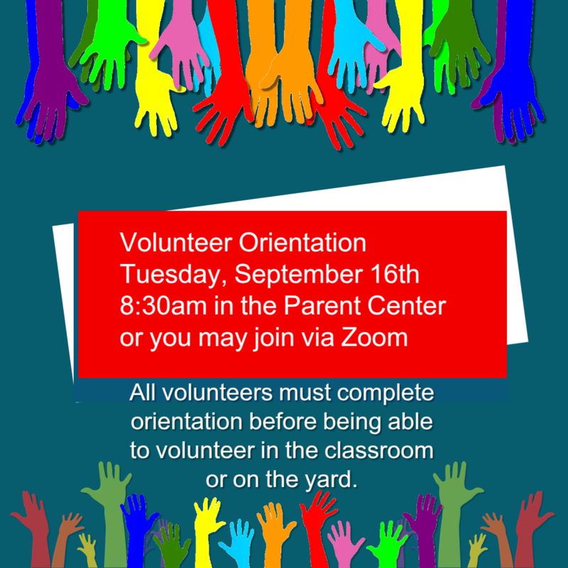 Parent Volunteer Orientation
