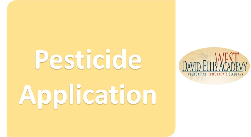 Pesticide Application form