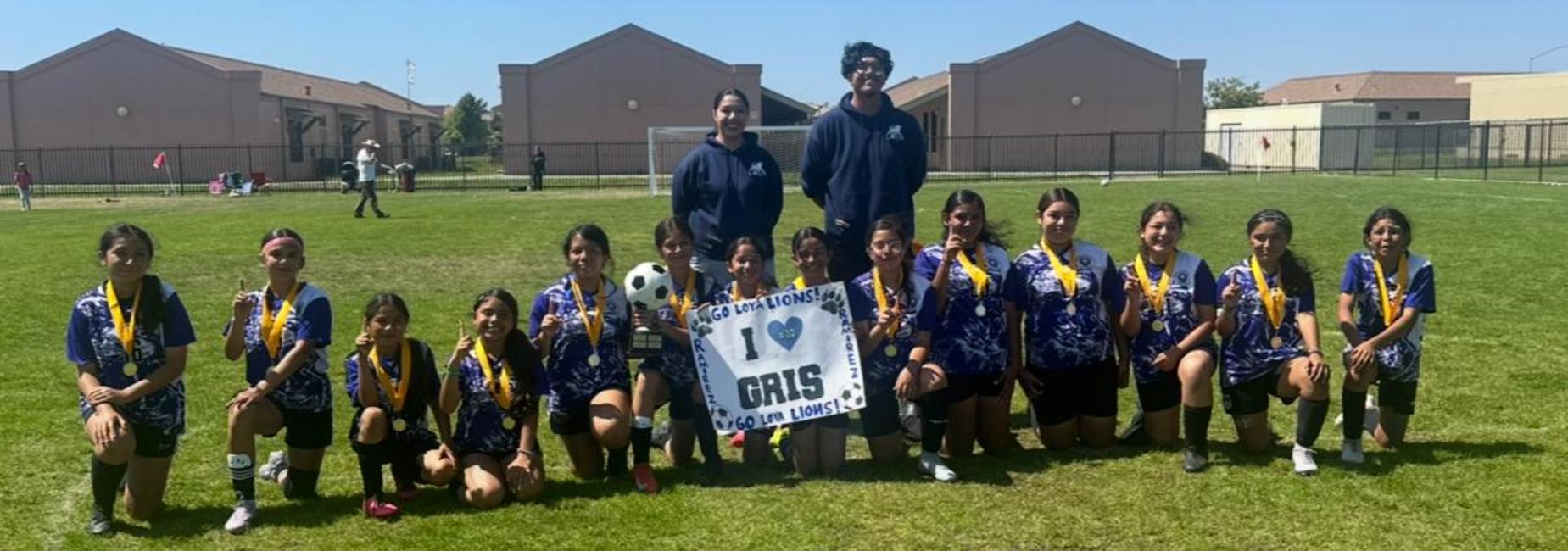Spring 2025-Girls Soccer Champs