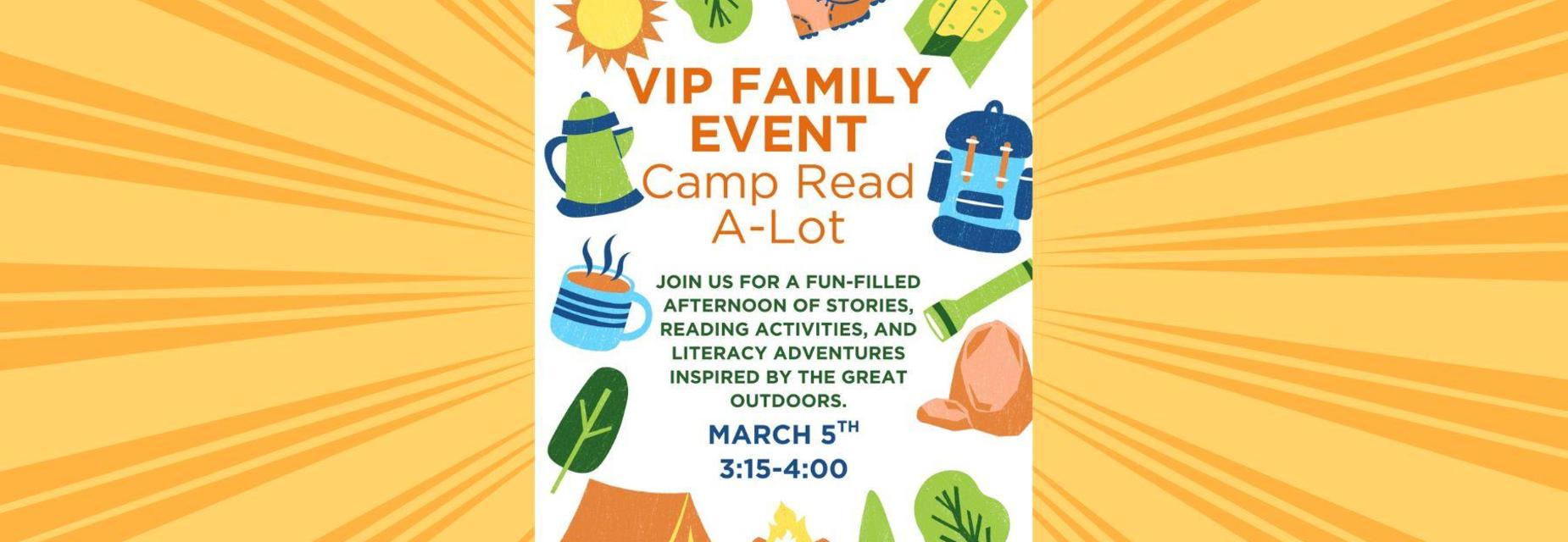 Information about our upcoming Family Event.