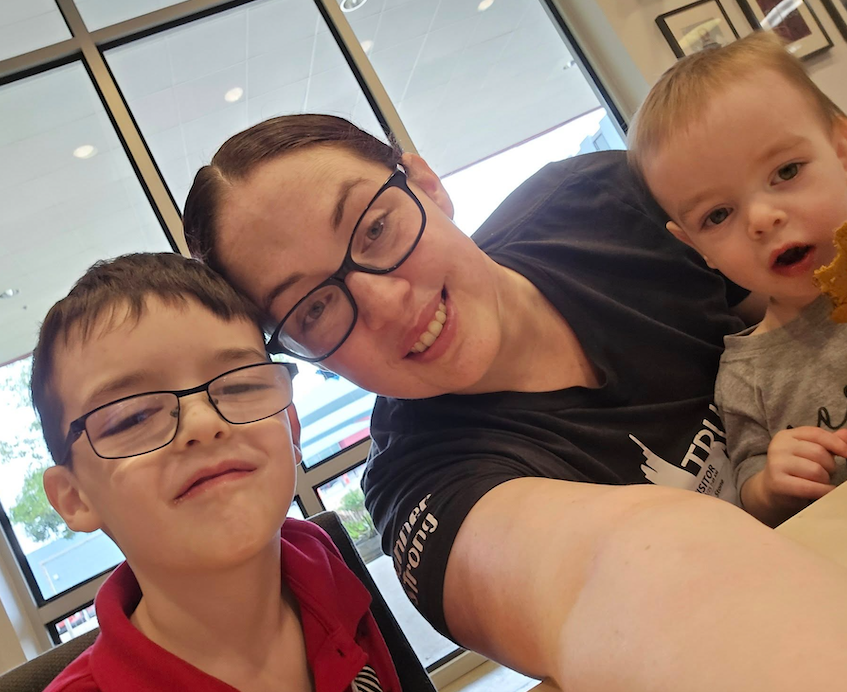 Michelle Stone and family