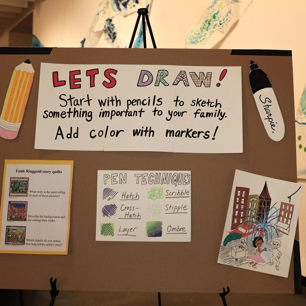 Art activity poster