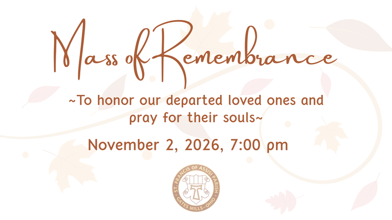 Mass of Remembrance