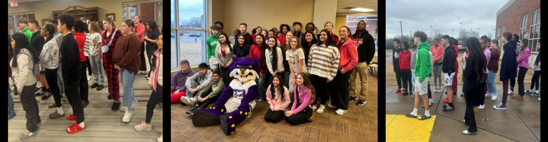 MMS 7th and 8th grade Cultural Diversity team took a field trip to Bethel University for a tour of campus and watched an exciting basketball game.