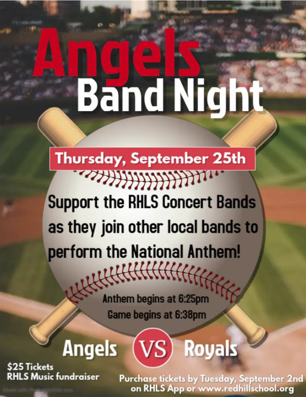 RHLS Band Night Angel's Stadium