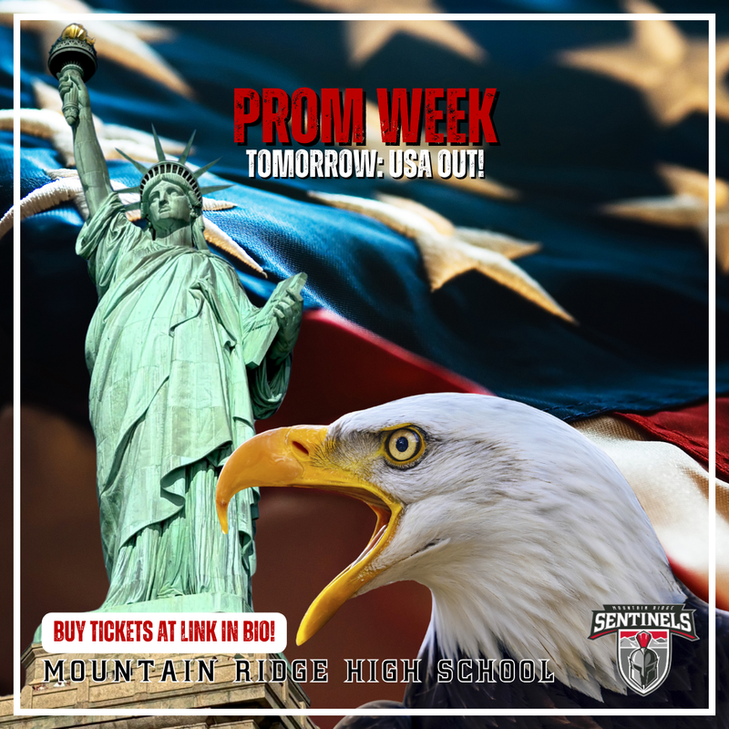 Tomorrow is USA Out day for MRHS Prom Week 2026