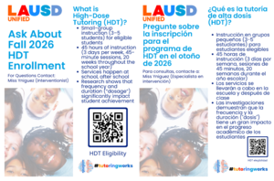 Ask About Fall 2026 HDT Enrollment