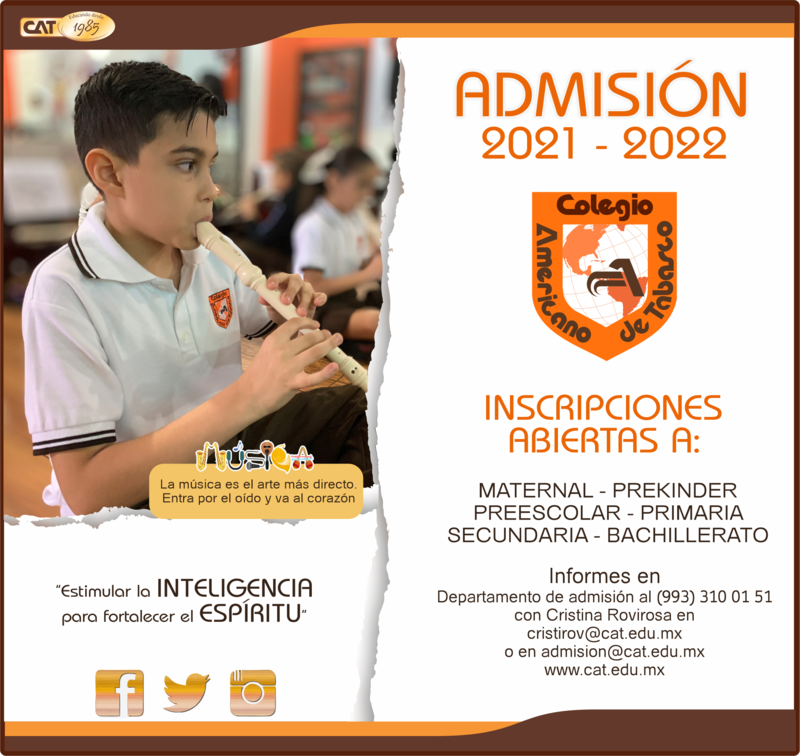 PRIMARIA: ADMISIÓN 2021 - 2022 Featured Photo