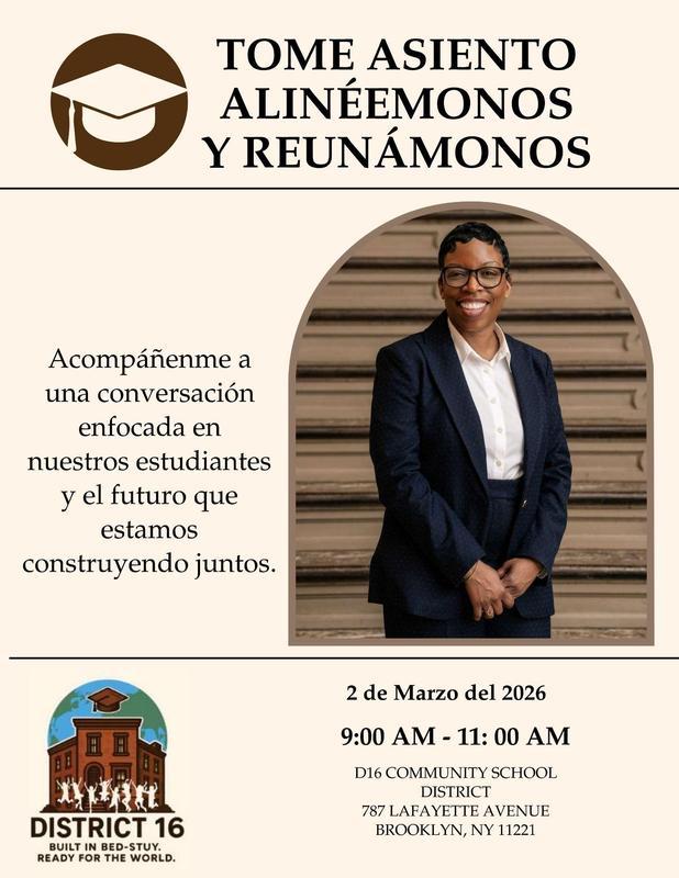 D16 workshop - meet with our superintendent McIntosh- Spanish