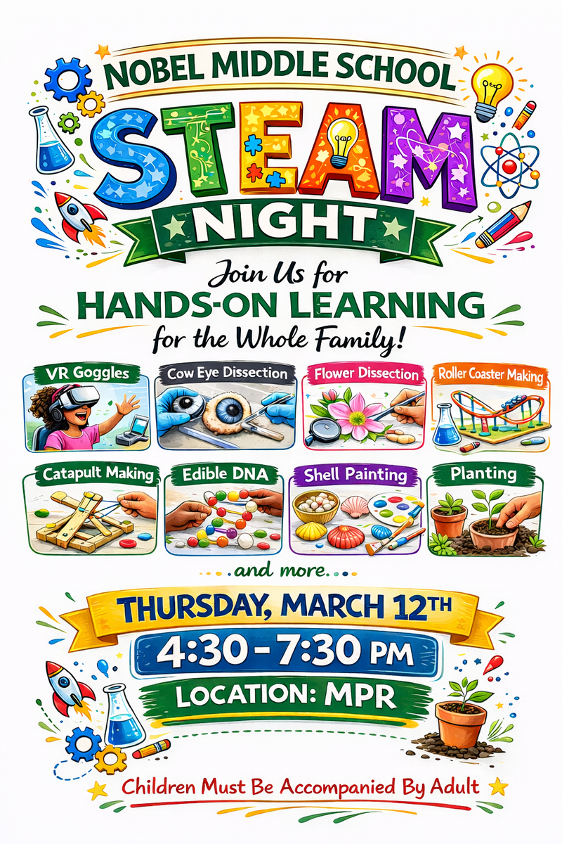Nobel STEAM Night Featured Photo