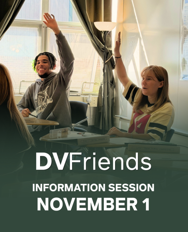 DVFriends November 1, 2026 Admissions Information Session 