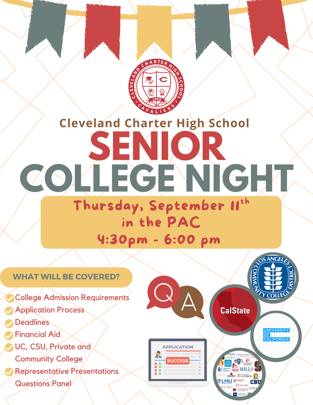 Senior Night flyer