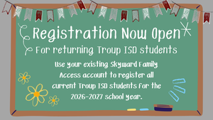 returning student registration now open