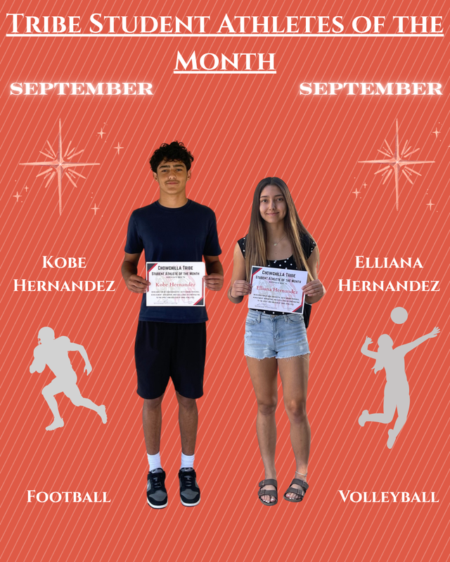 Student Athletes of the Month
