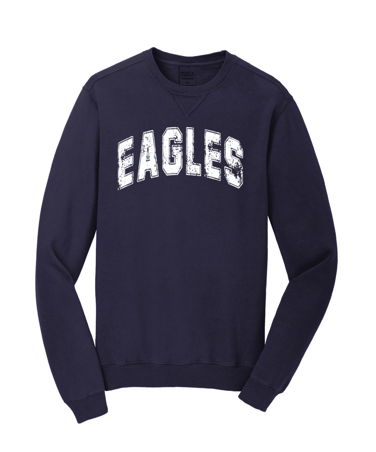 Youth Vintage "Eagles" Sweatshirt (Navy)