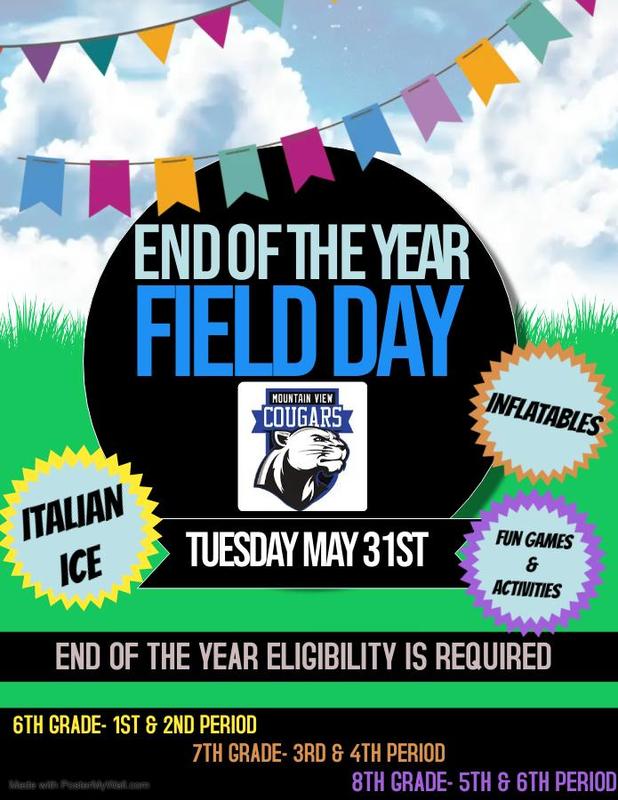 MVMS End of the Year Field Day