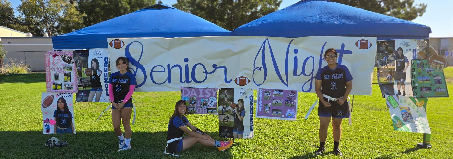 Senior Night for Girl's Flag Football