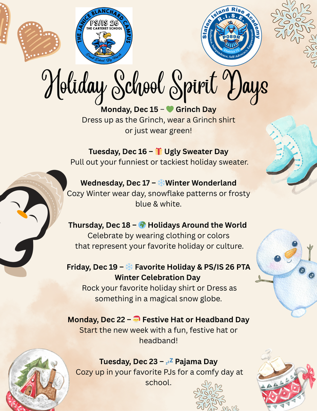 Holiday Spirit Week