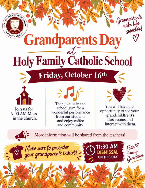 Grandparents Day Event - October 16th Featured Photo
