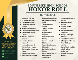 SPSD SPHS T1 HONOR ROLL