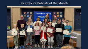 Photo of student and staff Bobcats of the Month