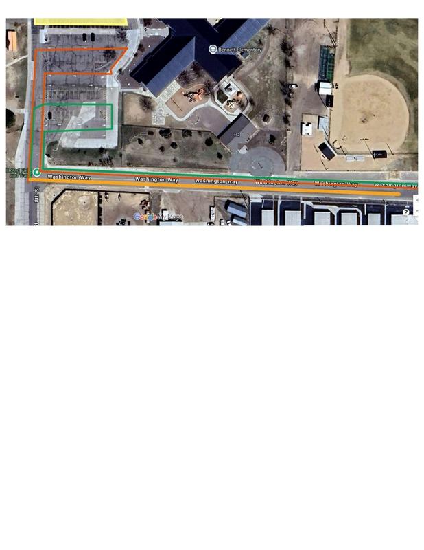 Map for pick up/drop off