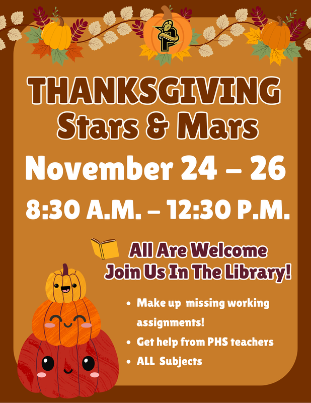 Thanksgiving Stars and Mars